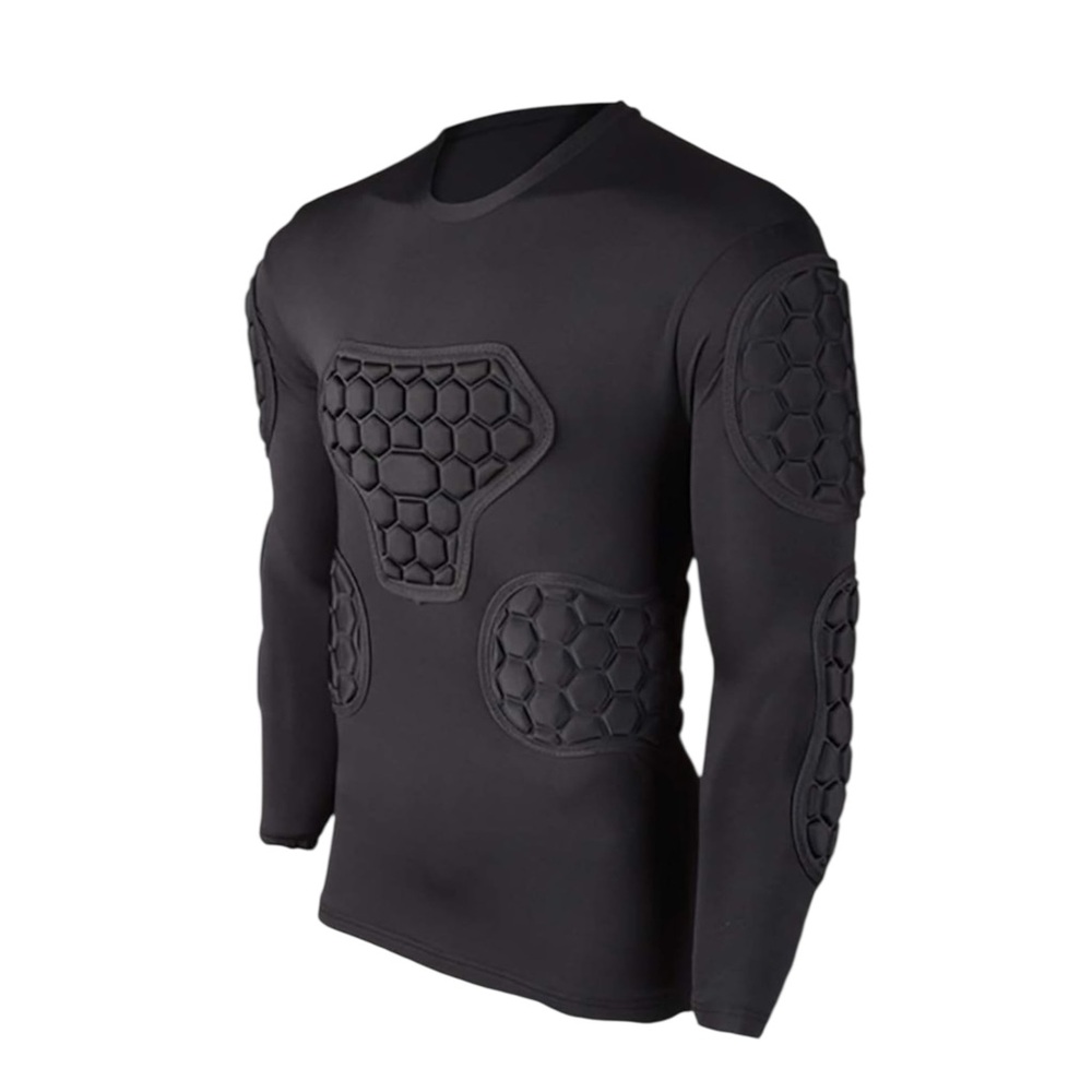🏈 Black Small Padded Protective Polyester Shirt LIKE NEW⚽️